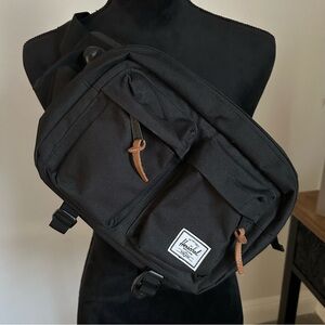 Herschel Supply Company Black Belt Bag, Adjustable, Large